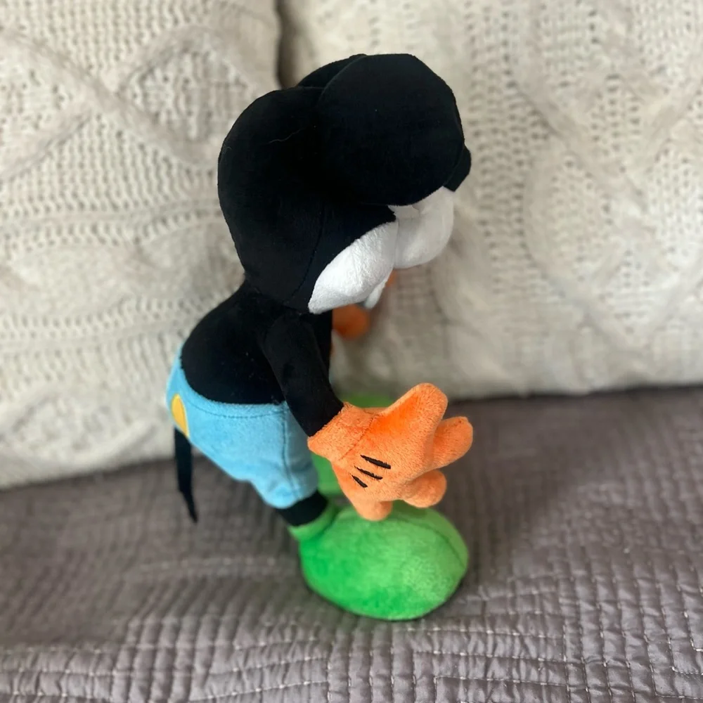 Disney Parks Mickey Mouse Articulated Bendable Neon Colorful Plush 12”